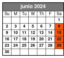 10am Public Tour junio Schedule