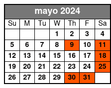 New York Lunch Cruise mayo Schedule