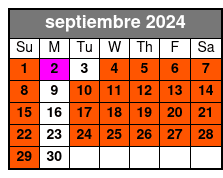 Circle Line: NYC Beast Speedboat Ride septiembre Schedule
