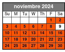 Exclusive noviembre Schedule