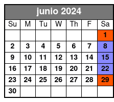 Sunrise Experience junio Schedule