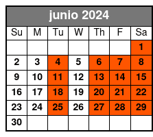 Glass-Top + Tor Observatory junio Schedule