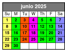 Morning Tours junio Schedule