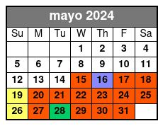 Daytime 1 Hour Tour mayo Schedule