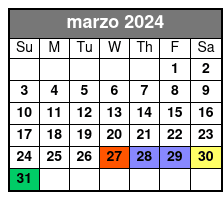 Group Tour marzo Schedule