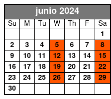 General junio Schedule