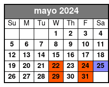 10am Tour mayo Schedule