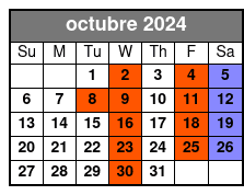 10am Tour octubre Schedule