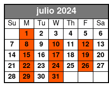 Am Departure julio Schedule
