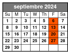 12:00pm - Fri septiembre Schedule