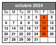 12:00pm - Fri octubre Schedule