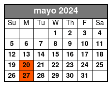 9:00am - Mon mayo Schedule