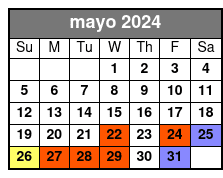 Start Times mayo Schedule