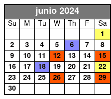 Departure junio Schedule