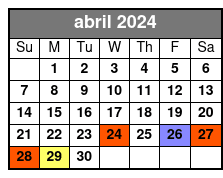 Start Times abril Schedule