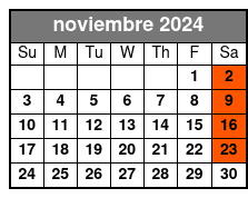 3:30 Pm noviembre Schedule