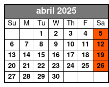 3:30 PM abril Schedule