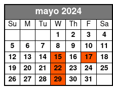 8:00am mayo Schedule