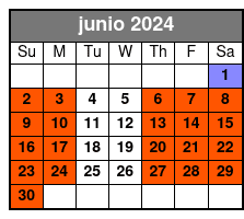  Am junio Schedule