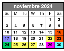 Option noviembre Schedule