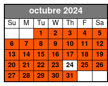 Morning 10:00 octubre Schedule