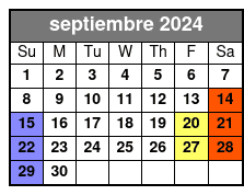 Premium septiembre Schedule