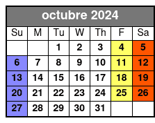 Premium octubre Schedule