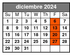 100% En Español! diciembre Schedule