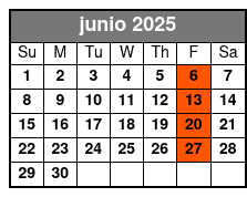 100% En Español! junio Schedule