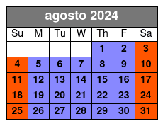 Standard agosto Schedule