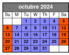 Standard octubre Schedule