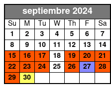 Met Express septiembre Schedule