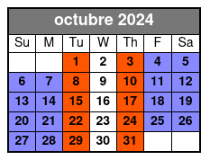 Met Express octubre Schedule