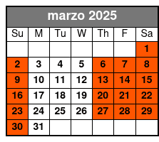 Met Express marzo Schedule