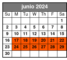 6:30pm junio Schedule