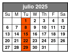 10:00am julio Schedule