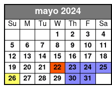 Brooklyn Tour (In English) mayo Schedule