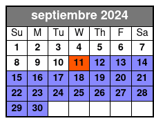 Fully Escorted & 911 Pools septiembre Schedule