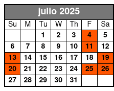 7pm julio Schedule