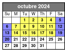 Central Park Proposal - 65 Min octubre Schedule