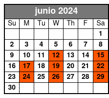 English Tours] junio Schedule