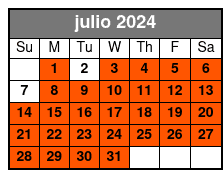 11am TriBeCa julio Schedule