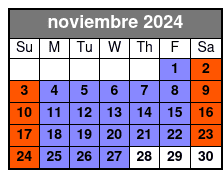 Long Ride with Photostop noviembre Schedule