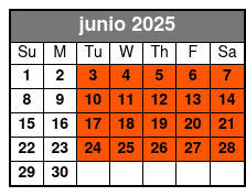 Acupuncture junio Schedule