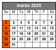 Brunch marzo Schedule