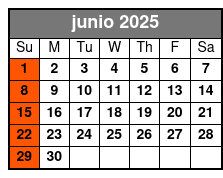 Brunch junio Schedule