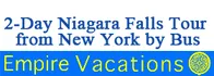 2-Day Niagara Falls Tour from New York by Bus 2024 Horario