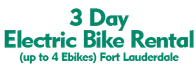 3 Day Electric Bike Rental (upto 4 Ebikes) Fort Lauderdale 2024 Horario