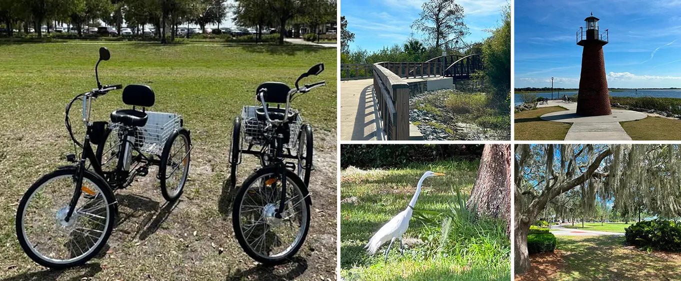 Cruise Down the Kissimmee Lakefront on An Electrified Adult Trike