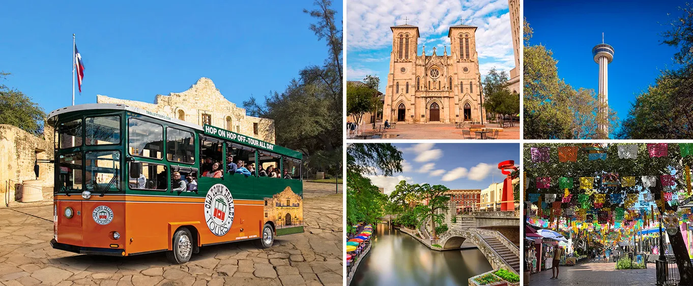 San Antonio Old Town Trolley Tour 2 Day Ticket